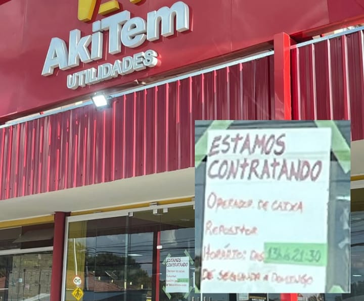 Aki Tem abre vagas para repositor e operador de caixa em Itupeva